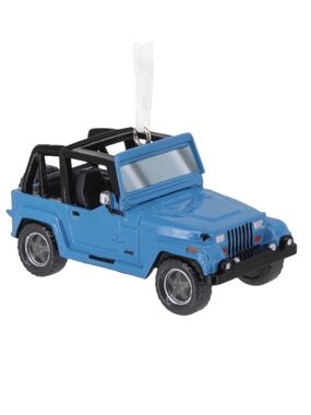 Hallmark Jeep 1992 Blue Jeep Wrangler Christmas Ornament (NWT)